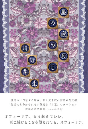 プレスリリース「〈祝！第2回定家賞受賞〉いま最も注目される歌人・作家、川野芽生の第二歌集『星の嵌め殺し』が快挙！　選考委員は、坂井修一氏、俵万智氏、穂村弘氏。」のイメージ画像