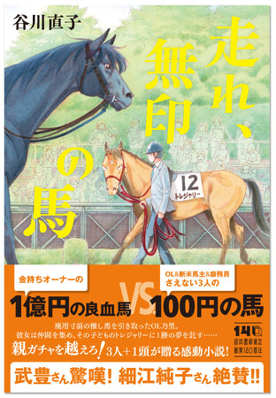 【競馬「推し」女子急増中！】 沸き立つ日本競馬界を舞台に「1億円の良血馬 VS. 100円の馬」の対決を描いた全く新しい競馬小説『走れ、無印の馬』（谷川直子著）がついに発売！