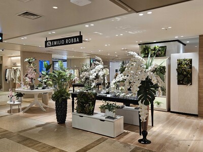 【大丸芦屋店】アートフラワーブランド エミリオ‧ロバ 国内最大級の新店舗をオープンしました
