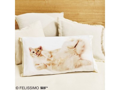 SNSで人気の“ぷーちゃん”とコラボ！「ヘソ天姿でベッドを占領！ぷーちゃん枕カバー」が『フェリシモ猫部(TM)』から新登場