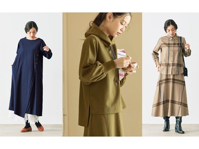“丁寧で静かな暮らし”に似合う服を提案するフェリシモのファッションブランド「and myera［アンドマイラ］」が2020年冬の新作を発表