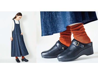 シンプルライフ研究家マキさんとLive in coｍfortのコラボシリーズに「あったかジャンスカ」「ぬくぬく2-WAYサボ」が新登場