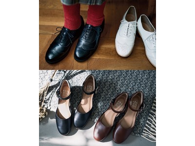 神戸長田の靴職人が女性プランナーの理想を叶えた「本革ハーフウィングチップ」と「本革ストラップトウシューズ」をフェリシモ「日本職人プロジェクト」が発表、ウェブ予約を受付中