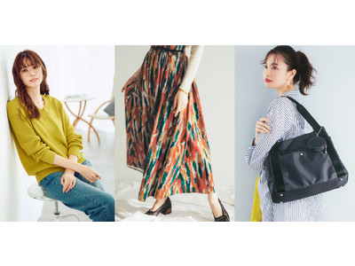 「ルノワールの筆絵模様のスカート」、「ロングテーラードコート」など新作ファッションアイテムをIEDITが春カタログで発表しウェブ販売中