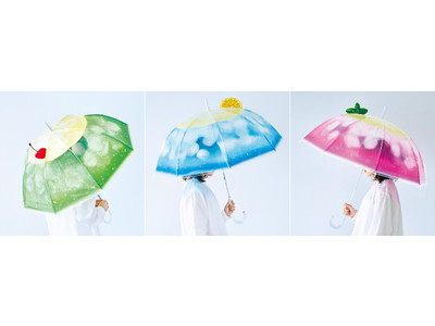 クリームソーダの透明感をそのまま表現した「シュワシュワ弾けるクリームソーダの透明傘」が、フェリシモ「YOU MORE!」から誕生