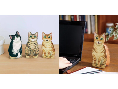 猫がごはんを待つあるあるシーンを再現した「ごはんまだかニャ！ おねだり熱視線ポーチ」がフェリシモ「猫部(TM)」から新登場！