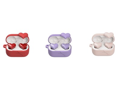 カワイイと話題の“ハート形ワイヤレスイヤホン”「HeartBuds」の“推し活”気分が上がる「推し色ケースカバー」付き数量限定特別バージョンをフェリシモ「オタ活部」OSYAIROが販売開始