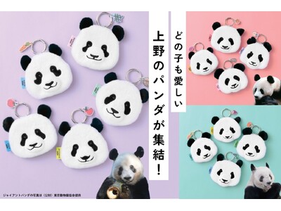 上野動物園の歴代パンダ13頭が勢ぞろい！カンカン・ランランから双子のシャオシャオ・レイレイまでそれぞれの顔を完全再現した「フェイスポーチ」がフェリシモ「パンダ部」から新登場