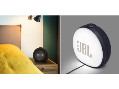 柔らかな光と高音質サウンドで自然な目覚めを誘う　モダンなデザインのアラームクロック付きBluetoothスピーカー「JBL HORIZON 2」新登場