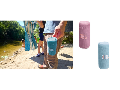 JBLポータブルBluetoothスピーカーの人気モデル「JBL Grip」に春の新色「ピンク」、「ターコイズブルー」の2色が追加！