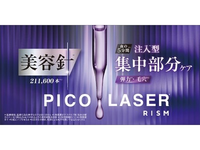 スキンケアブランド「RISM(リズム)」より「ピコレーザー*」シリーズが誕生!美容針*¹×高密着ゲルシー...