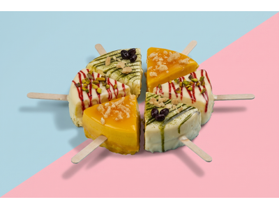 片手で楽しむ濃厚チーズスイーツ「PABLOチーズケーキバー」が新登場！ストロベリー・抹茶・チーズタルト味、選べる3つの味わい。