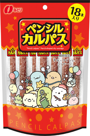 なとりと人気キャラクター「すみっコぐらし(TM)」のコラボパッケージ商品が再登場！「 18本ペンシルカルパス すみっコぐらし(TM) パッケージ 」