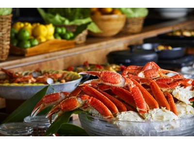 山盛りのずわい蟹と地中海料理を愉しむディナーブッフェ「クラブ カーニバル」今年も開催    