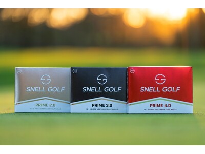 スネルゴルフが新作ゴルフボールPRIMEシリーズ３モデルの発売を開始。