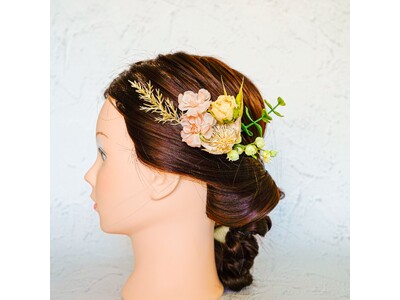 造花・アクセサリーパーツを手がけるスタンビーが枯れないお花を使った「髪飾り」の販売をスタート