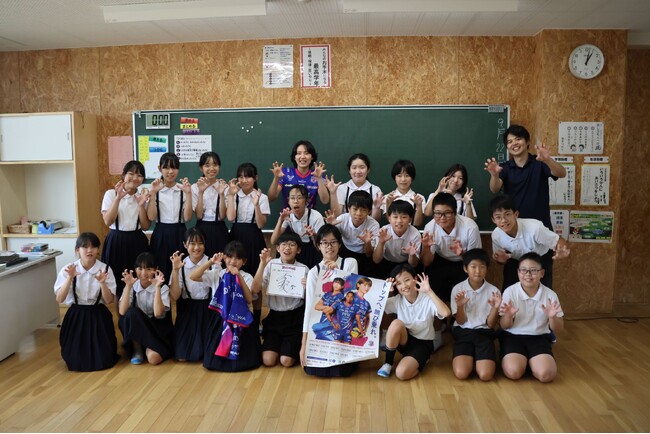 【PFUブルーキャッツ石川かほく×学校給食】選手によるメニューの考案および学校訪問の実施