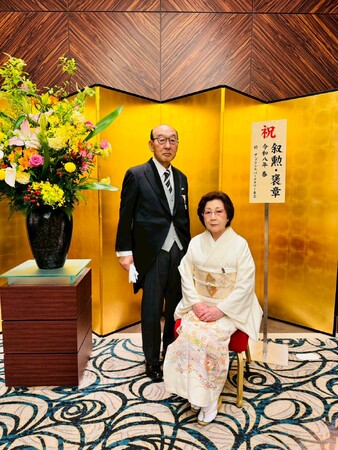 株式会社おばねや 代表取締役社長 野澤勇二郎が「旭日単光章」を受章