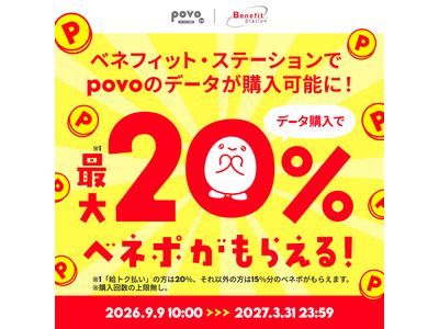 povo、ベネフィット・ステーションでトッピングの販売を開始