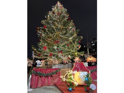 今年もこの季節がやってくる！大きなクリスマスツリーのもと、ドイツのグルメや雑貨を楽しめます。「名古屋クリスマスマーケット 2023」12月9日（土）より開催！