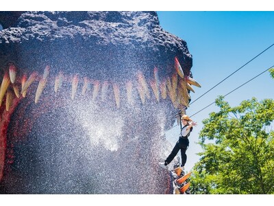 夏季限定！ニジゲンノモリ「ゴジラ迎撃作戦」びしょ濡れ爽快ジップライン『スプラッシュゴジラ2026』7月1...