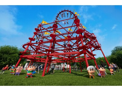 兵庫県淡路島　ニジゲンノモリ「クレヨンしんちゃんアドベンチャーパーク」を２０２７年春リニューアル高さ11ｍの新アスレチック『風雲！シネマアスレチック大作戦（仮）』が誕生
