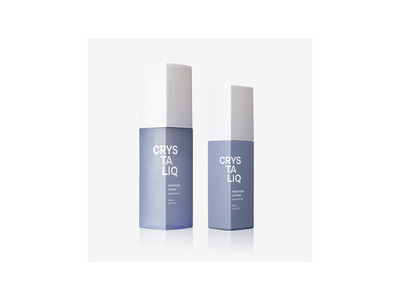 医薬部外品のスキンケアアイテム「CRYSTALIQ」シリーズ薬用保湿化粧水・保湿乳液を発売