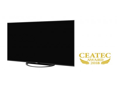 『AQUOS 8K』AX1シリーズ3機種が「CEATEC AWARD 2018 部門賞」を受賞