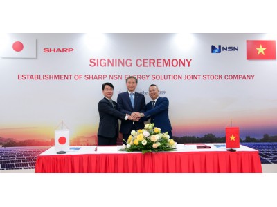 ベトナムに太陽光発電所の建設を担う合弁会社「SHARP NSN ENERGY SOLUTION JSC」を設立