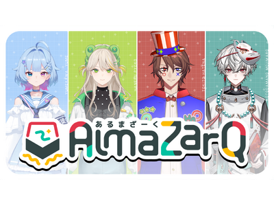 �uQuizKnock�̌�y�vVTuber4�����A�V�O���[�v�uAlmaZarQ�i����܂��[���j�v�Ƃ��čĎn���I�@�O���[�v���S�����\����܂���