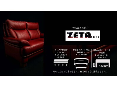 -究極のその先へ-東京インテリア×カリモク家具の大人気ソファ「ZETA」が進化。「ZETAneo」へ。強みはそのままに、新しい機能とデザインへモデルチェンジ