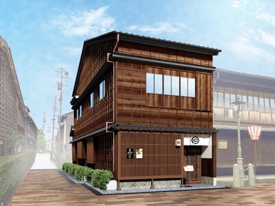 【金沢まいもん寿司】歴史と伝統が息づく街並みに調和する新店舗。「ひがし茶屋街店」が4月22日にグランドオ...