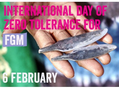 2月6日は、『国際女性性器切除（FGM/C）根絶の日』                                             
