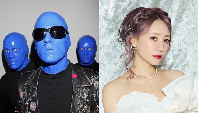 プレスリリース「ブルーマングループ2025新宿公演に追加公演決定！ヘヴィメタルバンドLOVEBITESのヴォーカルAsamiと衝撃のコラボ」のイメージ画像