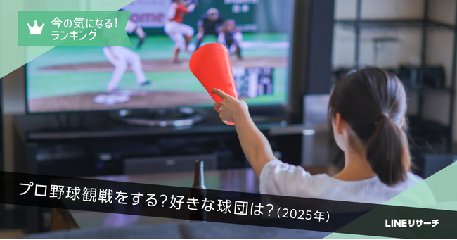 【LINEリサーチ】日米の好きなプロ野球球団1位は「ロサンゼルス・ドジャース」！エリア別では？