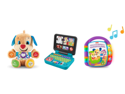 リモート会議ごっこができる赤ちゃん専用パソコンなど最新知育玩具青い耳のわんわんと楽しく英語に触れよう！“英語耳”を育てるバイリンガル玩具シリーズ