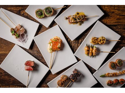 大井町の予約困難店が提案するBISTRO串を堪能できる新感覚ビストロ『KUSHI　TO　BUDOU』2月...