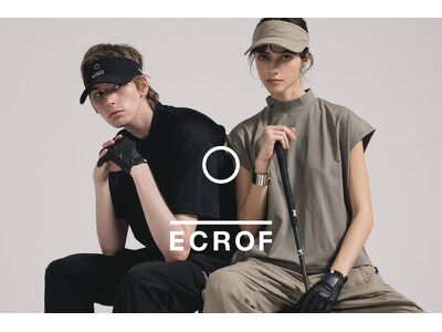ゴルフアパレル「ECROF」が2024年春夏の新作コレクションを公開