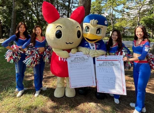 スポーツの日に地元サッカーチーム横浜F・マリノスとコラボイベント実施！
