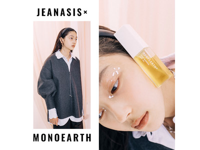 JEANASISが、エシカルライフスタイルブランド「MONOEARTH」とのコラボアイテムを11月26日(木)より期間限定で発売！
