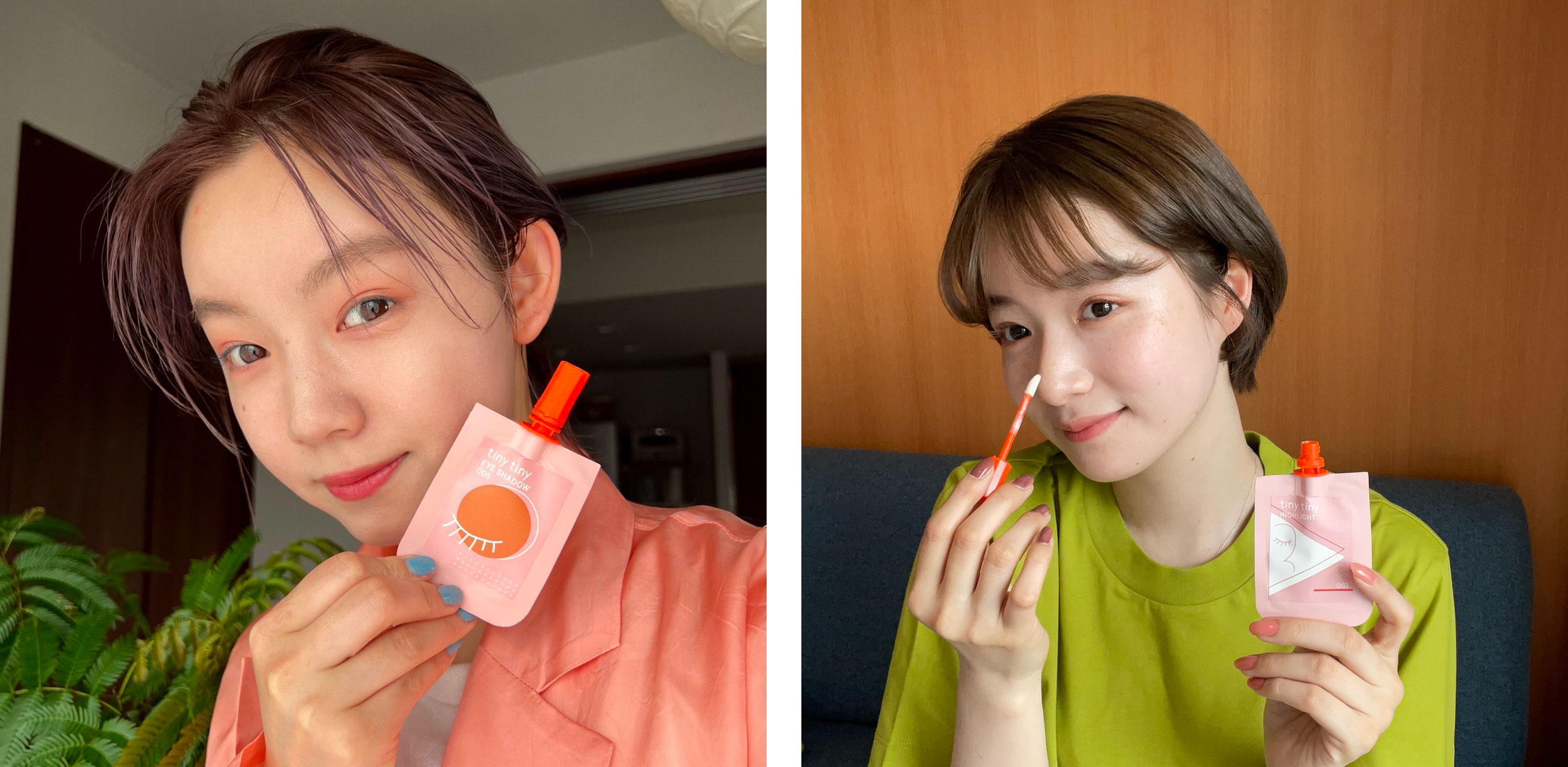 　niko and …のコスメラインtiny tiny(ティニーティニー)ブランドアンバサダーにモデルの「とみい」さんと「いしだちひろ」さんが就任