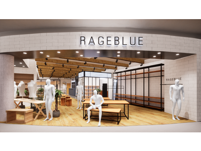 RAGEBLUEがメンズ・ウィメンズ複合店を4月17日（月）大阪・ららぽーと門真にオープン