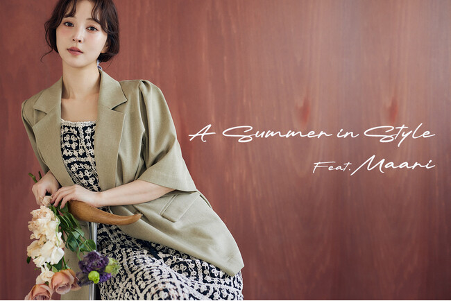 mysty womanがモデルの麻亜里さんが着こなす 夏ビジュアルを5月2日（金）に公開！