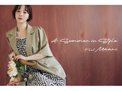 mysty womanがモデルの麻亜里さんが着こなす 夏ビジュアルを5月2日（金）に公開！