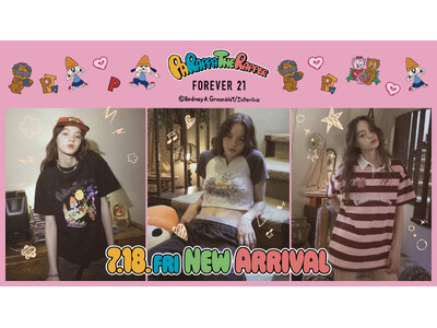 90年代のカルチャーが蘇る！「FOREVER 21」×「パラッパラッパー」コラボレーションアイテムが7月...