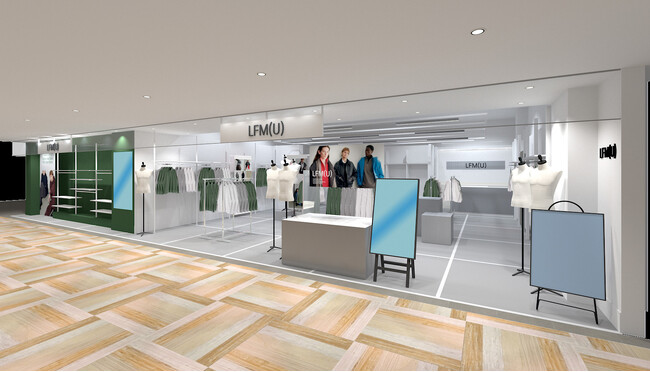 LOWRYS FARM のユニセックスライン『LFM(U)』が、初の単独店舗を9 月18 日（木）より期間限定でルミネエストにオープン