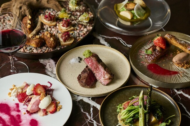 ハワイ発のフレンチビストロ『natuRe tokyo』で「苺×薪⽕」をテーマにした期間限定バレンタインコースの予約受付を開始