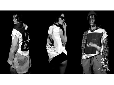 【A part by】ブランド20周年のアニバーサリーイヤーが始動！ティザー企画では、ブランドのリブランディングを支えた実力派クリエーター陣による限定アイテムを2月13日（金）発売