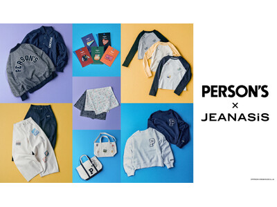 JEANASISが、原宿カルチャーのアイコン「PERSON’S（パーソンズ）」と初のコラボレーションアイテムを3月6日（金）に発売！