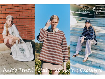「LOWRYS FARM」が話題の上海発ストリートウェアブランド「MondaySleepingClub」とのコラボアイテムを2026 年3 月12 日（木）より発売!